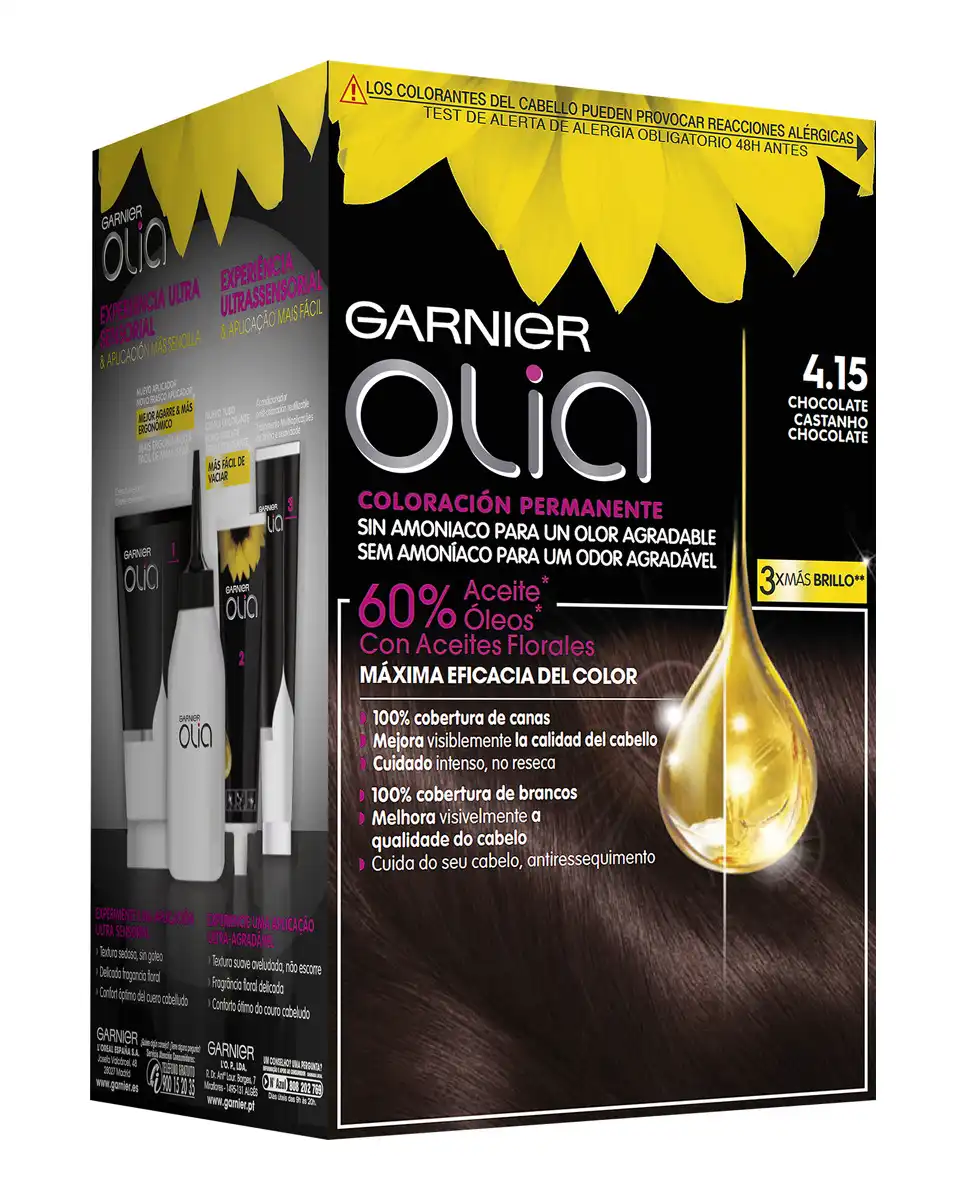 Garnier - Coloración Permanente Sin Amoniaco Olia - Garnier - Comparador de precios
