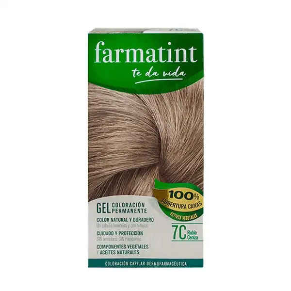 Gel Coloración Permanente Rubio Ceniza - Farmatint - Comparador de precios
