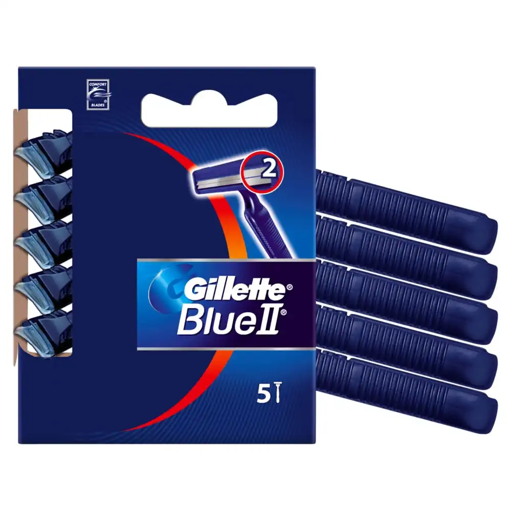 Gillette Maquinilla Blue II 5 unidades - Gillette - Comparador de precios