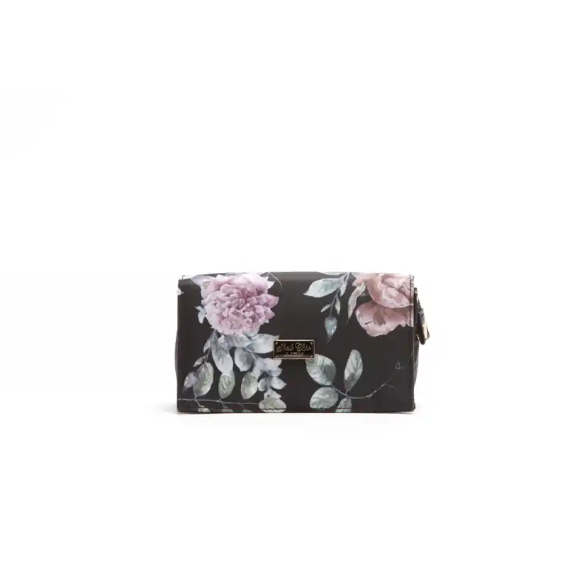 Kamma Small Cosmetic Bag Black W/flower - Jjdk - Comparador de precios