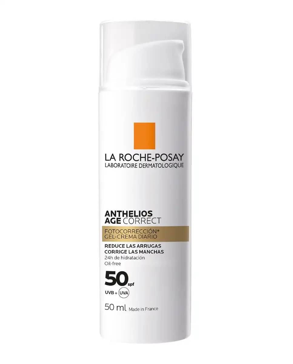 La Roche Posay - Gel-Crema Fotocorrección Con Ácido Hialurónico, Niacinamida Y Phe-Resorcinol Anthelios Age Correct Spf50 - La Roche Posay - Comparador de precios