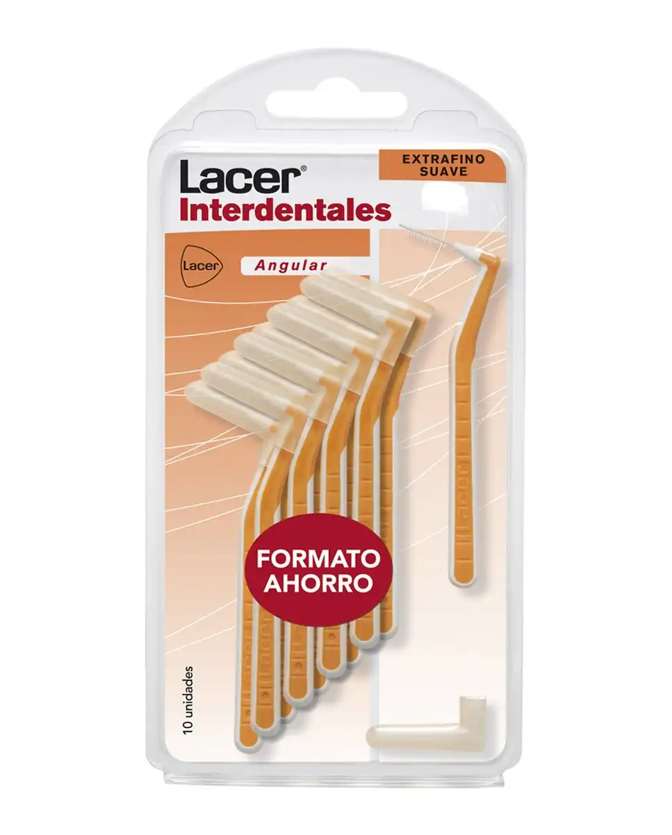 Lacer - 10 Cepillos Interdentales Extrafino Suave Angular - lacer - Comparador de precios