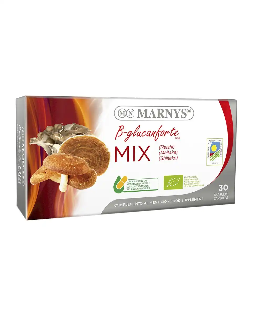Marnys - Cápsulas B-GLUCANFORTE MIX (Reishi, Shitake y Maitake) Marnys. - Marnys - Comparador de precios