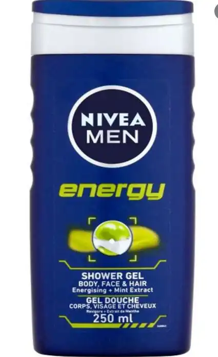 Nivea for Men Gel 250 ml + Champú Energy - Nivea - Comparador de precios