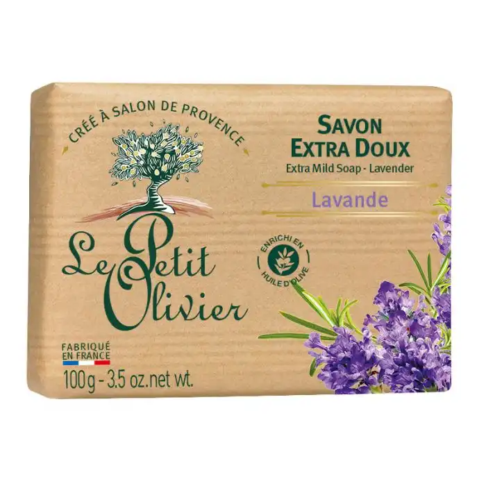 Pastilla Jabón Lavanda 100 gr - Le Petit Olivier - Comparador de precios