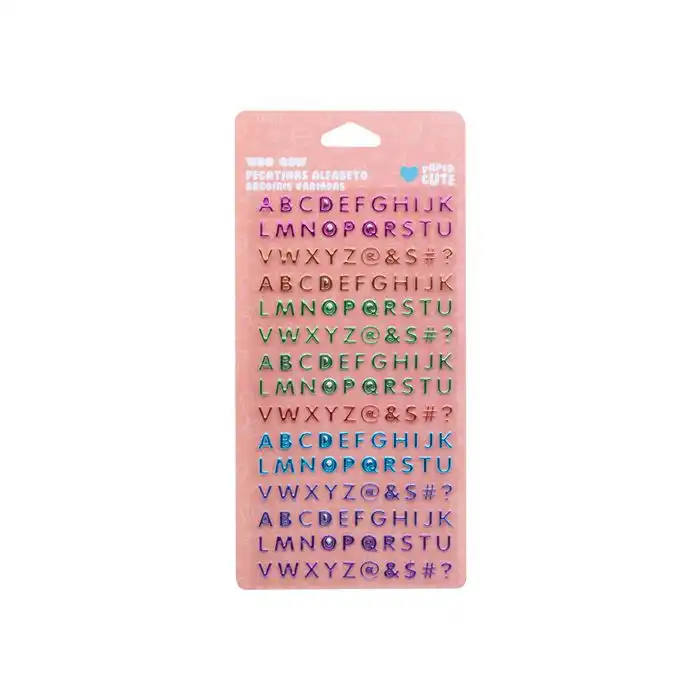 Pegatinas Alfabeto Arcoiris  Woo oow - Woo oow - Comparador de precios