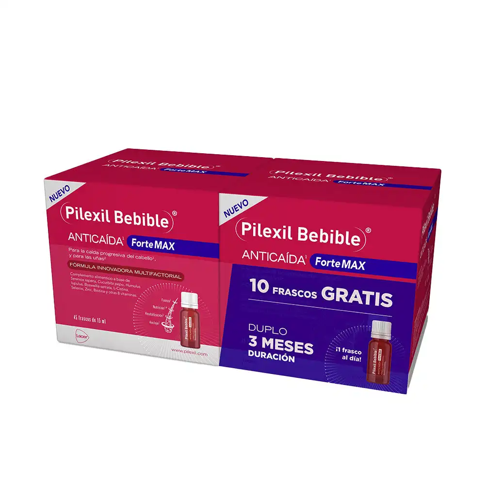 Pilexil Forte Max anticaída bebible pack 2 x 45 u - Pilexil - Comparador de precios
