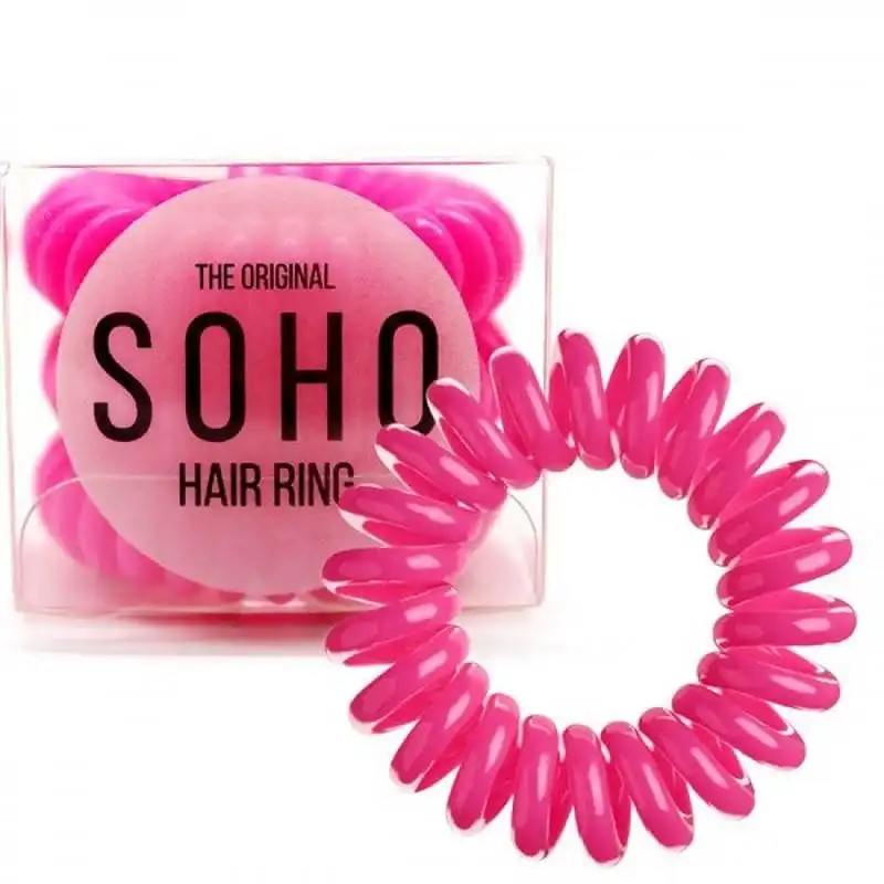 SOHO - Lazos Para El Cabello En Espiral Gomas para cabello 3 pieces unisex - Soho - Comparador de precios