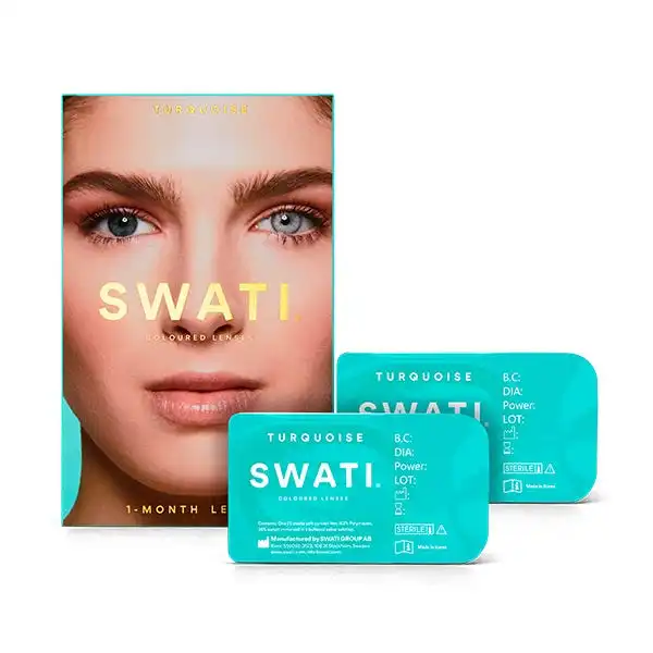 1-Month Coloured Lenses Turquoise - Swati - Comparador de precios
