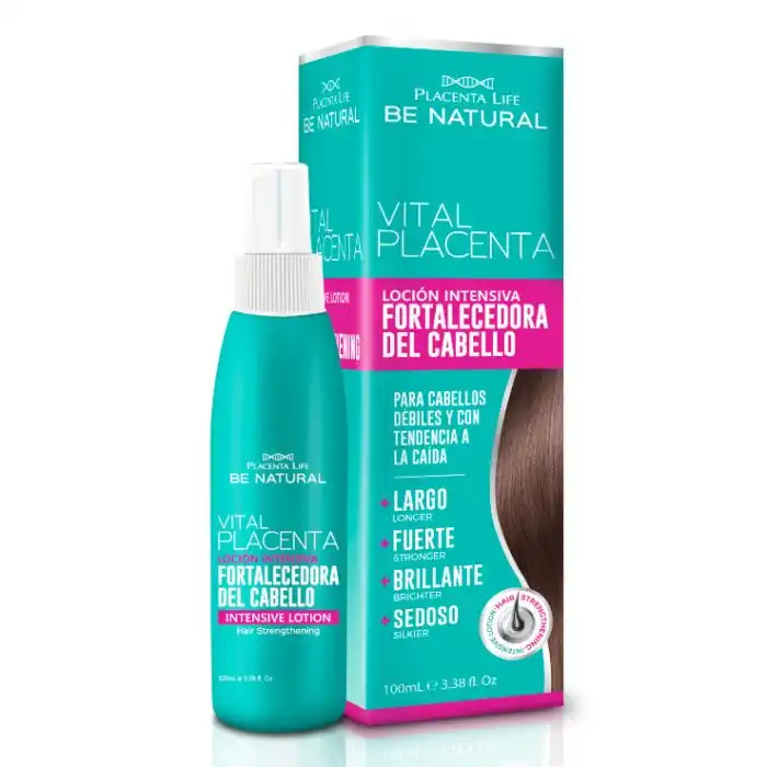 ¡11% DTO! Loción Intensiva Fortalecedora del Cabello Vital Placenta 100 ml - Be Natural - Comparador de precios