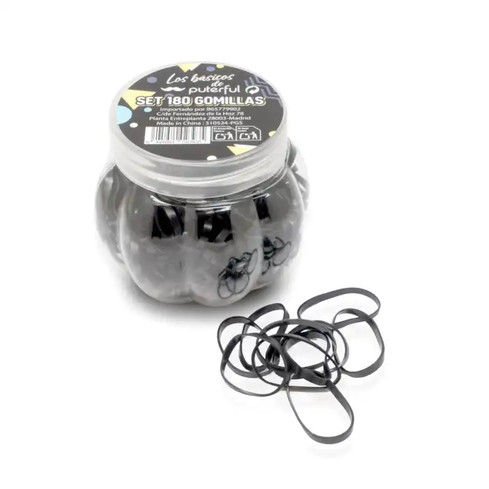 Set Gomillas Silicona Negras - Puterful by Primor - Comparador de precios
