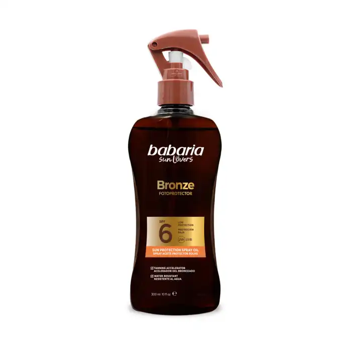 Aceite Protector Solar Bronze SPF6 300 ml - Babaria - Comparador de precios
