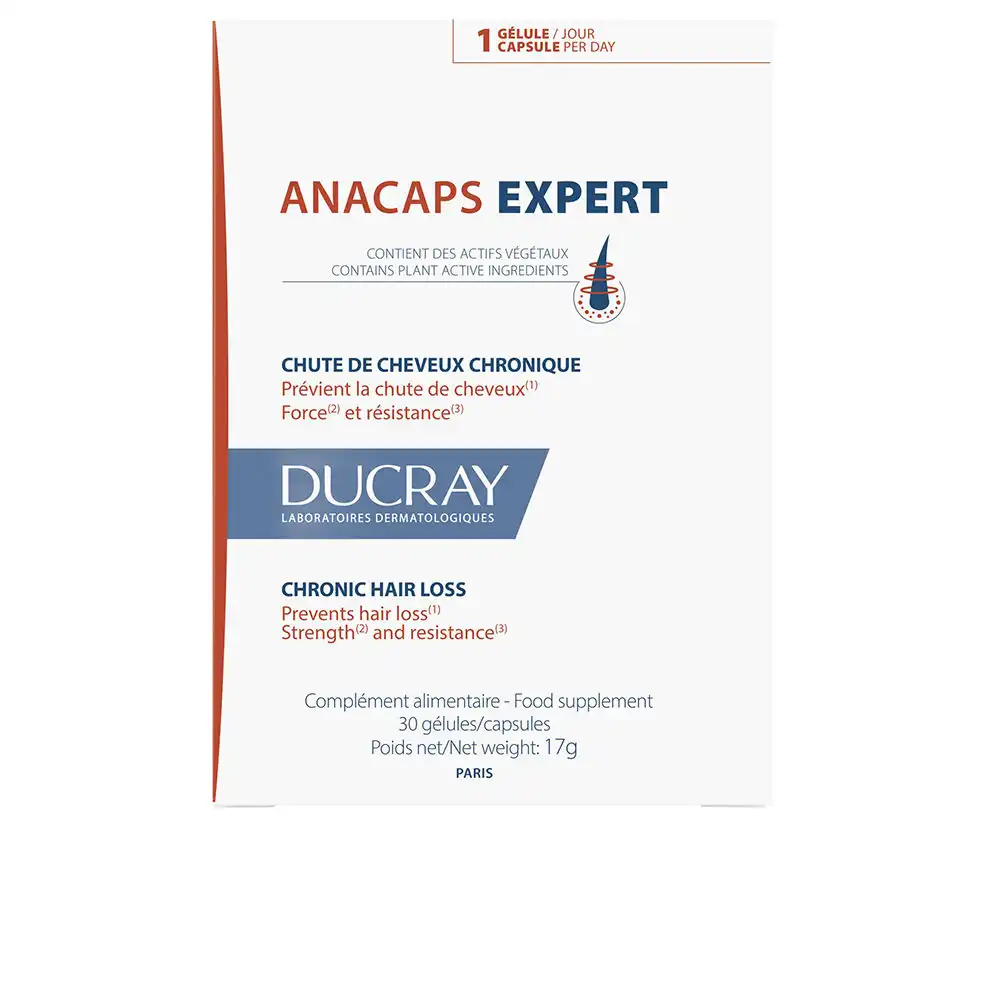 Anacaps Expert complemento caída reaccional 30 cápsulas - Ducray - Comparador de precios