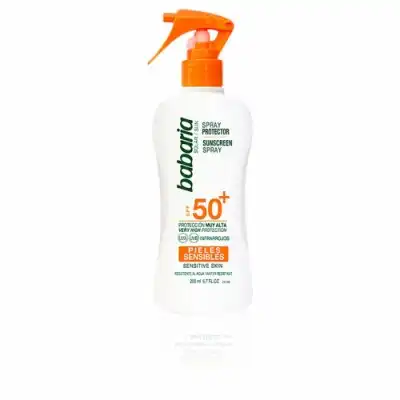 Babaria Protector Solar Spray Pieles Sensibles, 200 ml - Babaria - Comparador de precios