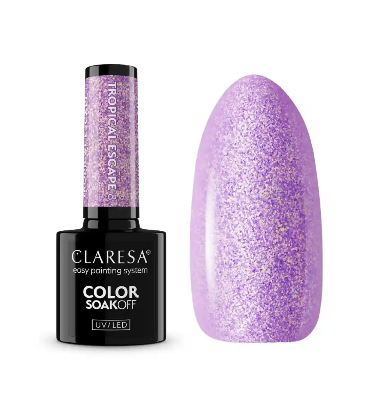 Claresa - *Tropical Escape* - Esmalte semipermanente Soak off - 08 - Claresa - Comparador de precios