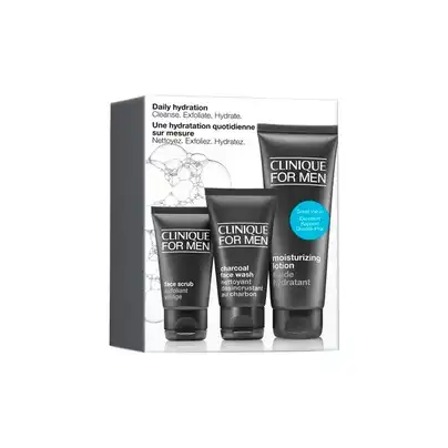 Clinique Dryness Concern Set de regalo Face Scrub 50 ml + Charcoal Face Wash 50 ml + Moisturizing Lotion 100 ml 1.0 pieces - Clinique - Comparador de precios