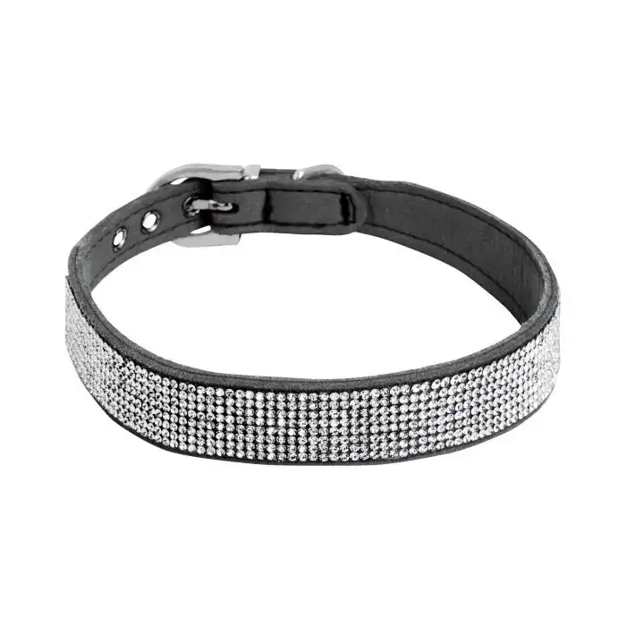 Collar Gargantilla Strass Negro - Hu - Comparador de precios
