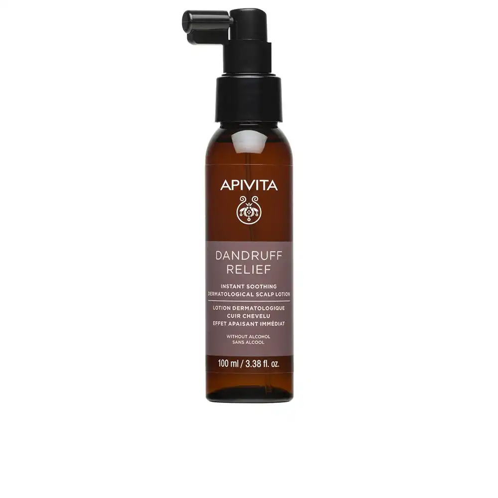 DANDRUFF RELIEF loción dermatológica para el cuero cabelludo efecto calmante inmediato Cuidado del cuero cabelludo 100 ml - Apivita - Comparador de precios