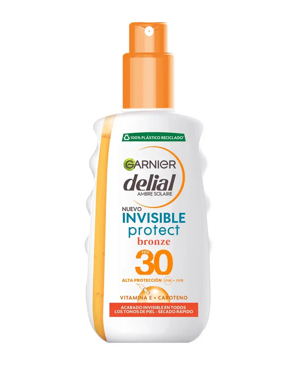 DELIAL - Spray Protector Corporal Invisible Protect Bronze FPS 30 Garnier - DELIAL - Comparador de precios