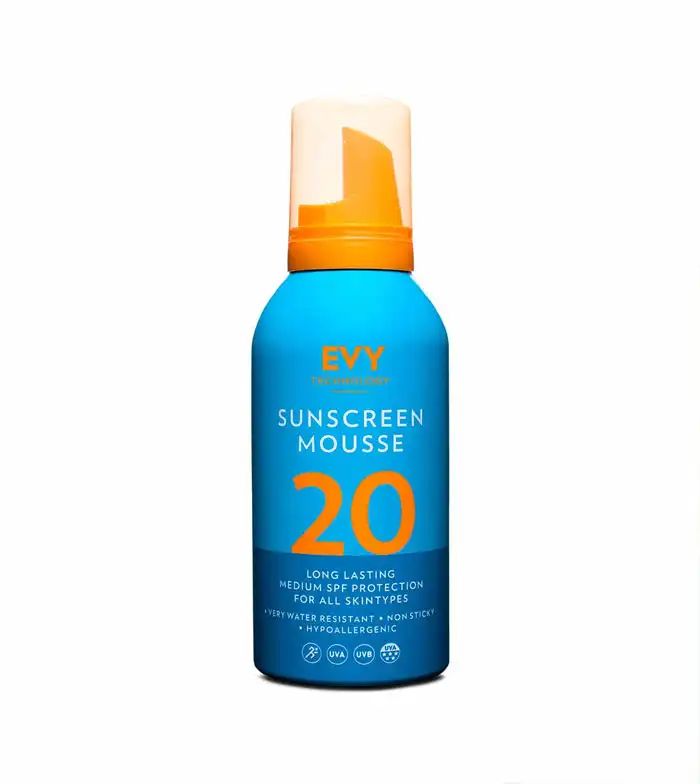 Evy Technology - Protector solar Sunscreen Mousse SPF 20 150ml - EVY TECHNOLOGY - Comparador de precios