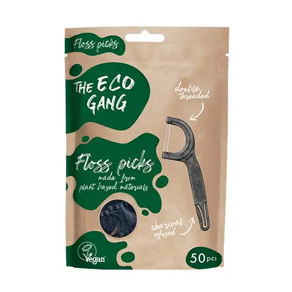 Floss Pick Carbón Activo - The Eco Gang - Comparador de precios