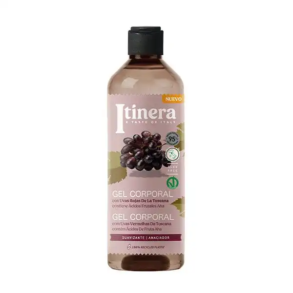 Gel Corporal Con Uvas Rojas De La Toscana - ITINERA - Comparador de precios