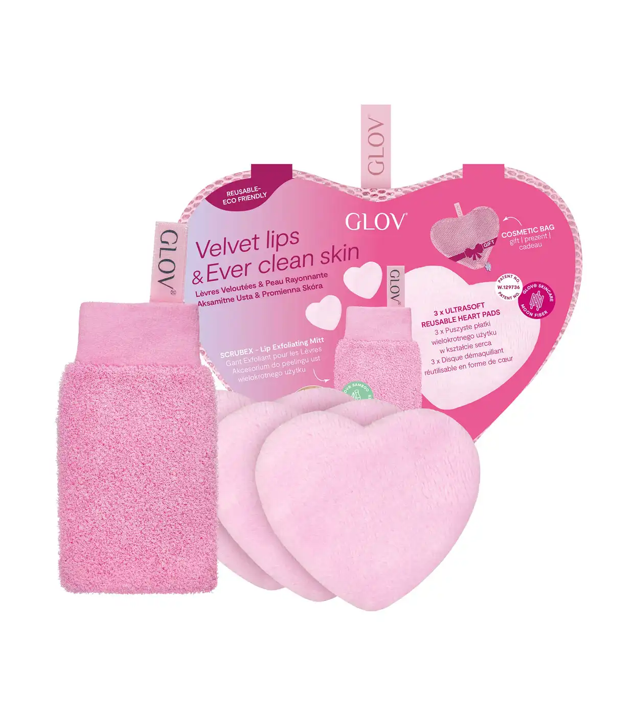 GLOV - *Amore Collection* - Set de discos faciales y guante exfoliante labial Velvet Lips And Ever Clean Skin - Glov - Comparador de precios
