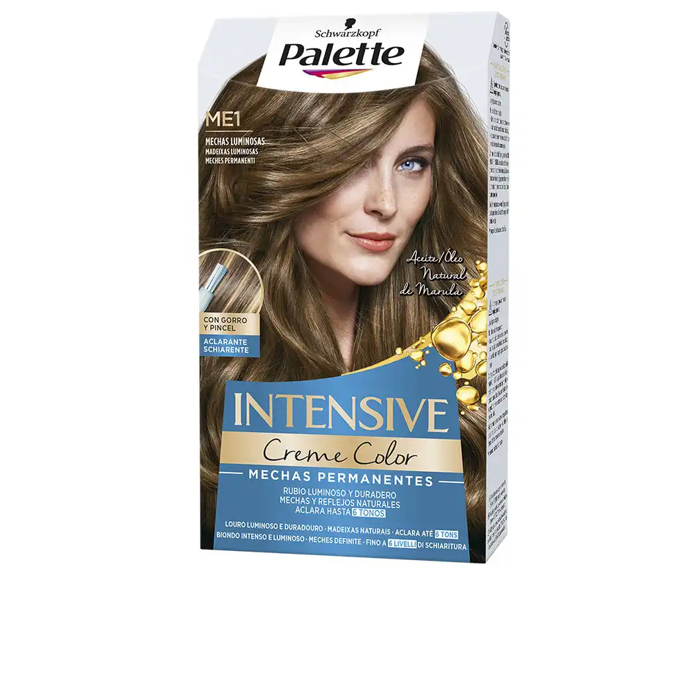 Intensive Creme Color mechas permanente #rubio 1 u - Palette - Comparador de precios