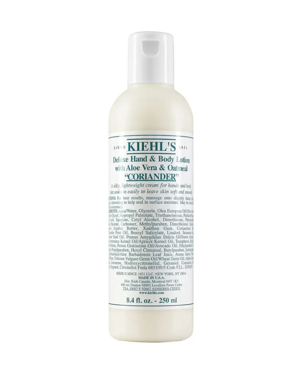 Kiehl's - Gel de baño con aroma Pomelo Deluxe Hand & Body Lotion with Aloe Vera & Oatmeal 'CORIANDER' 250 ml Kiehl's. - Kiehls - Comparador de precios