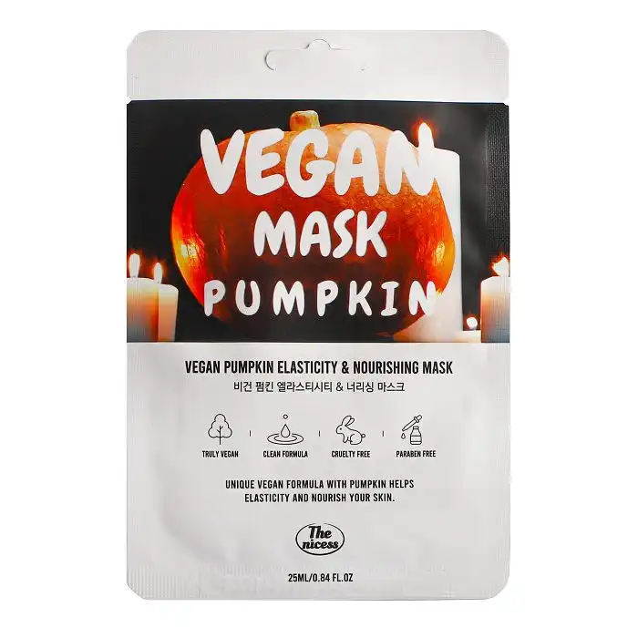 Mascarilla Facial Vegan Pumpkin Elasticity - Nourishing Mask 25 ml - The Nicess - Comparador de precios