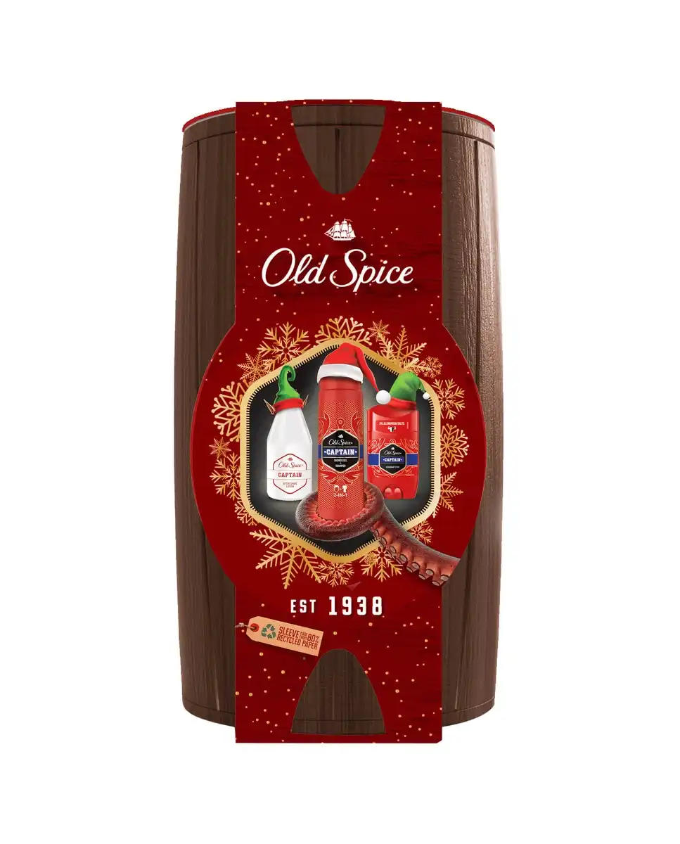 Old Spice - Set De Regalo Para Hombre Captain Wooden Barrel - Old Spice - Comparador de precios