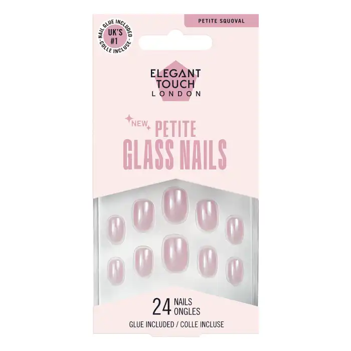 Petite Glass Nails Sugar Snow Uñas Postizas Edición Limitada - Elegant Touch - Comparador de precios