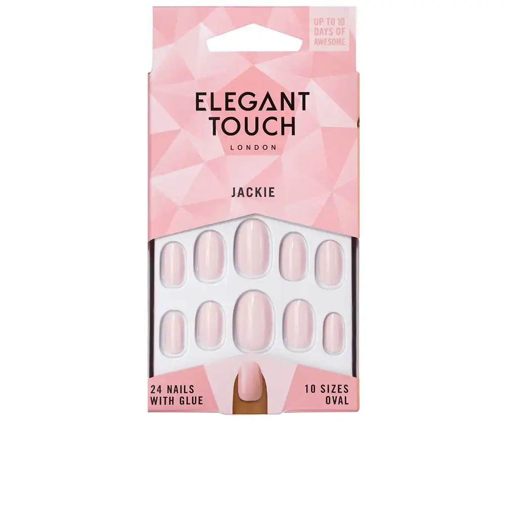 Polished Colour nails with glue oval #jackie - Elegant Touch - Comparador de precios