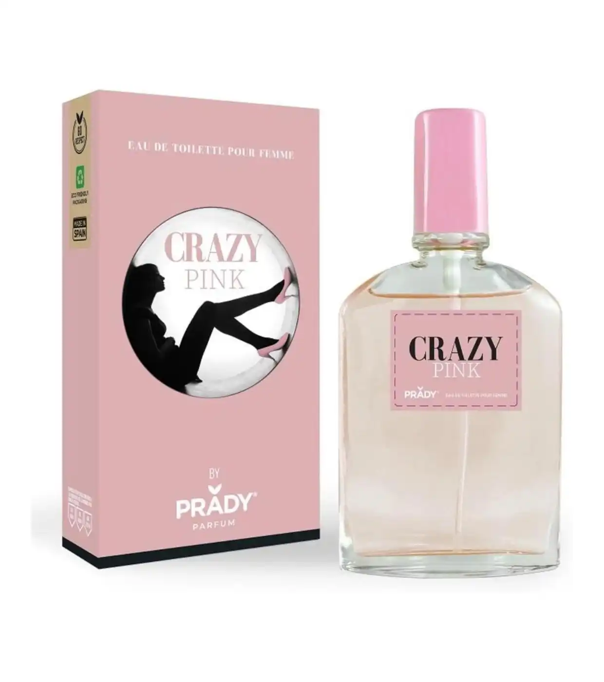 Prady - Eau de toilette para mujer 90ml - Crazy Pink - PRADY - Comparador de precios