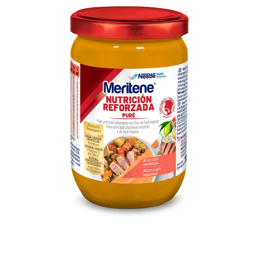 Puré tarro #atún con verduras 300 gr - Meritene - Comparador de precios