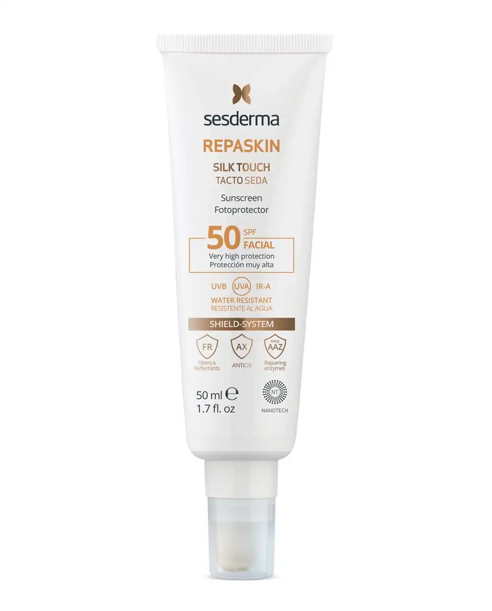 Sesderma - Fotoprotector Facial Repaskin SPF 50 Tacto Seda 50 Ml - Sesderma - Comparador de precios