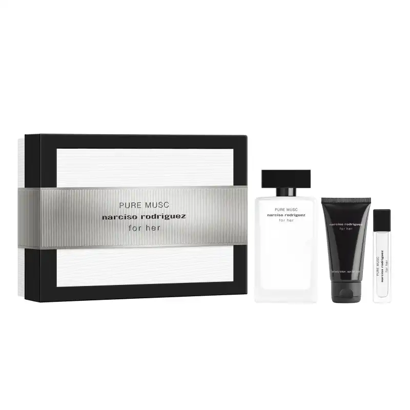 Set Pure Musc Eau De Parfum 100 Ml + Body Lotion 50 Ml + Mini 10 Ml - Narciso Rodriguez - Comparador de precios