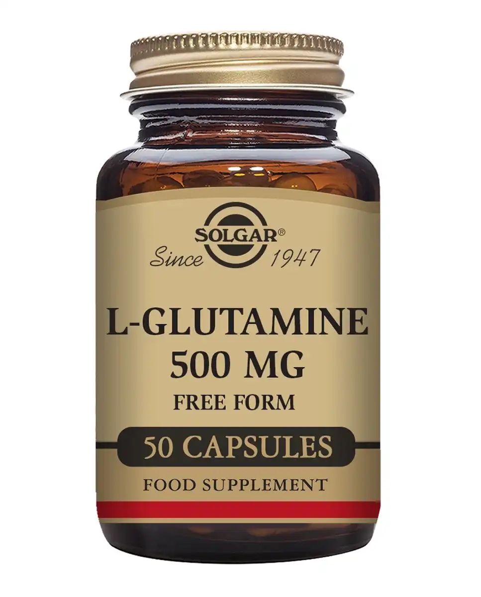 SOLGAR - 50 Cápsulas Vegetales L-Glutamina - SOLGAR - Comparador de precios
