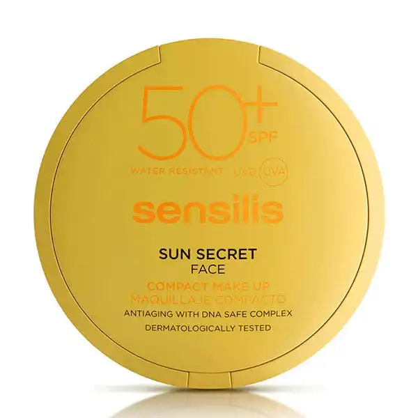 Sun Secret Face Compact Make Up Spf 50 Natural - Sensilis - Comparador de precios