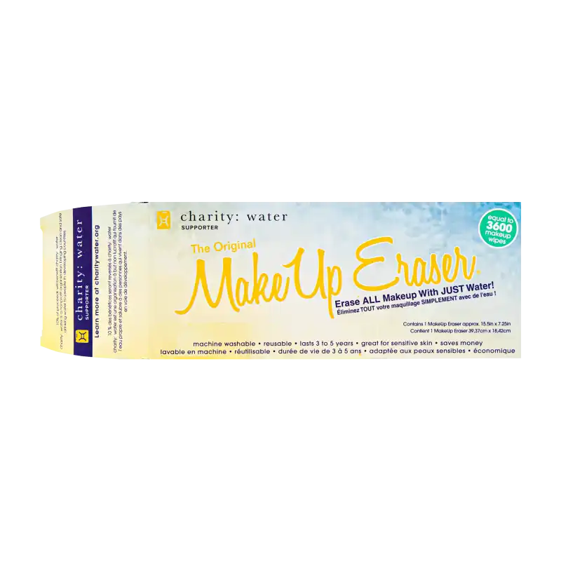 Toalla desmaquillante charity water - MakeUp Eraser - Comparador de precios