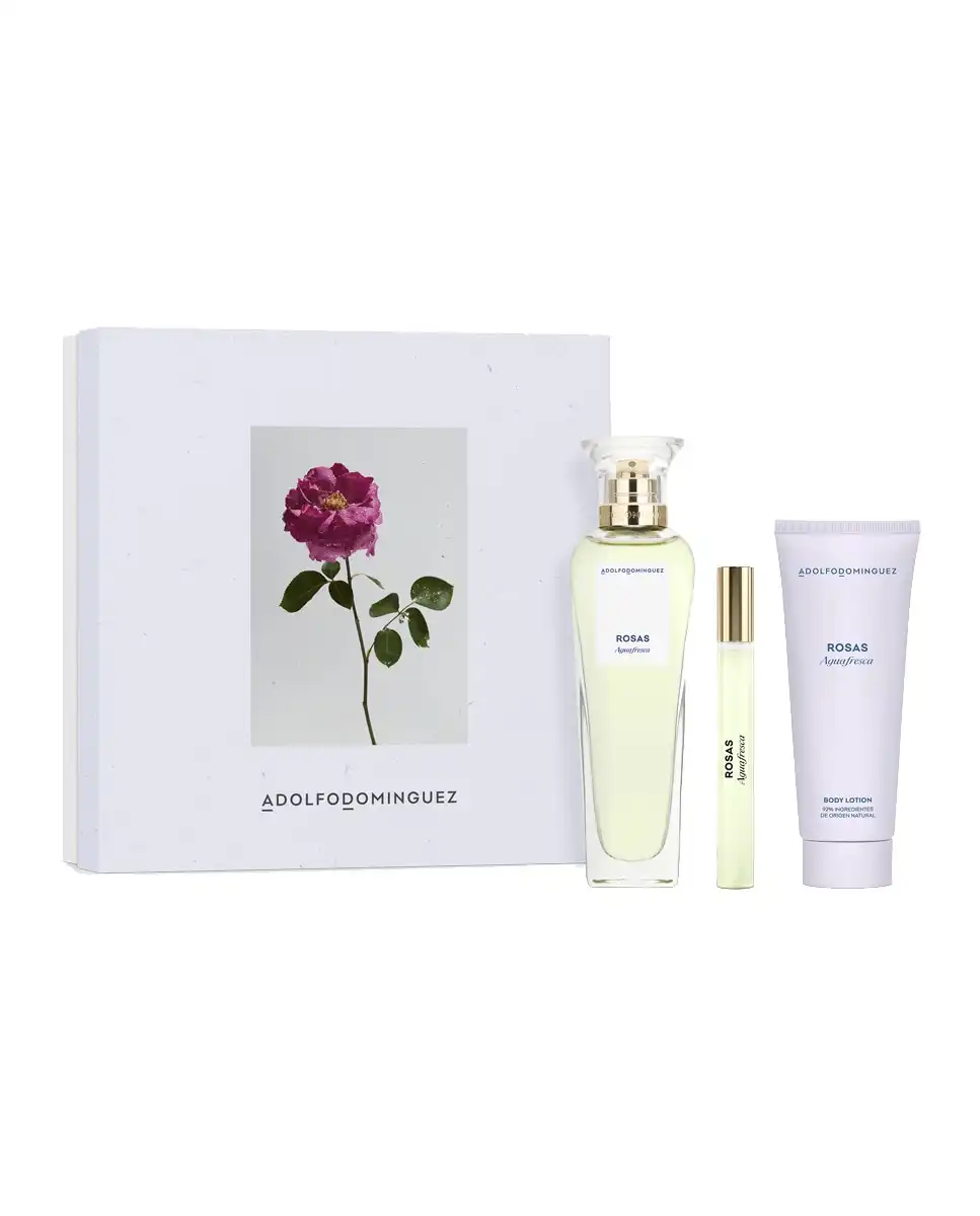 Adolfo Dominguez - Estuche de regalo Eau de Toilette Agua Fresca de Rosas Adolfo Dominguez. - Adolfo Dominguez - Comparador de precios
