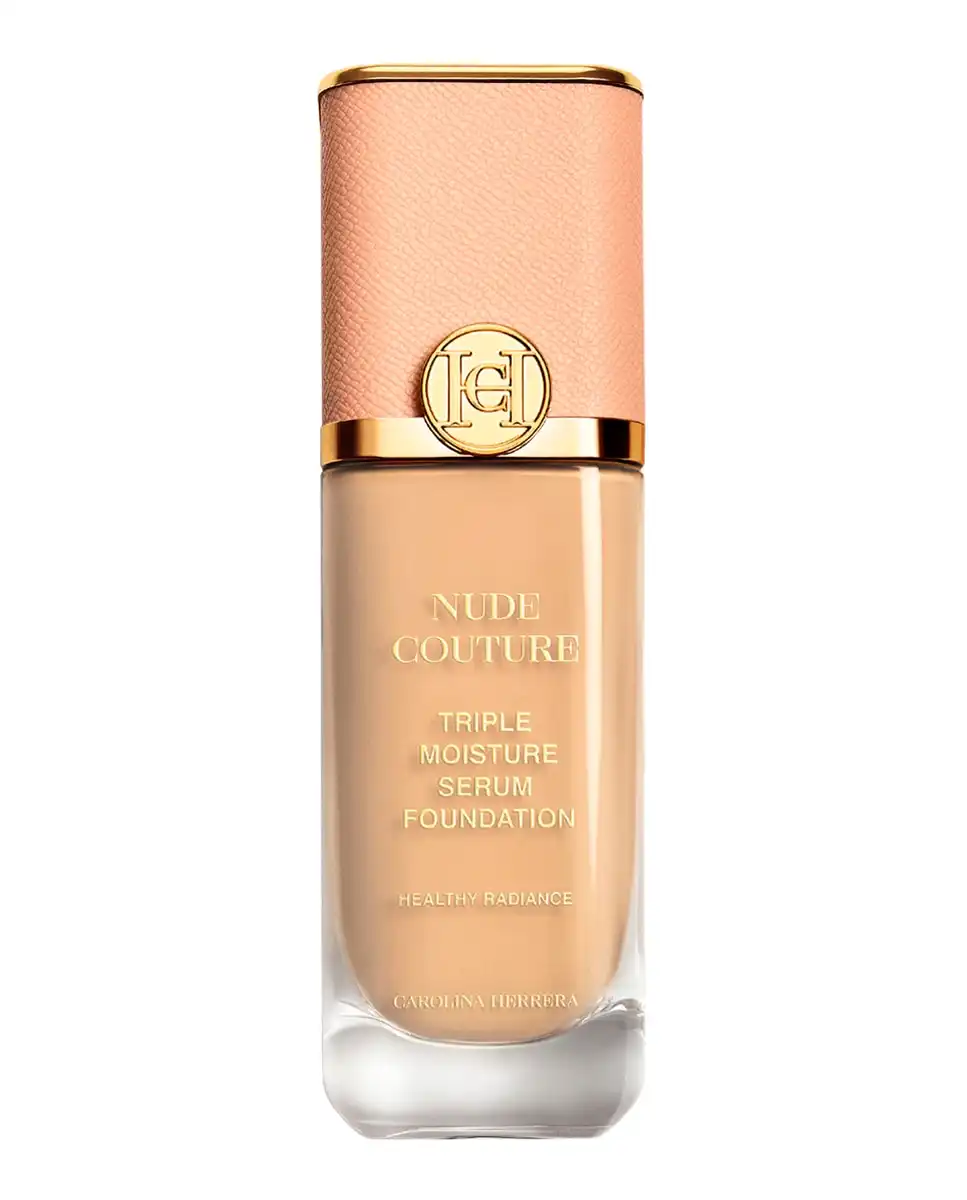 Base De Maquillaje Nude Couture Triple Moisture Serum Foundation Carolina Herrera L260 30 ml - Carolina Herrera - Comparador de precios