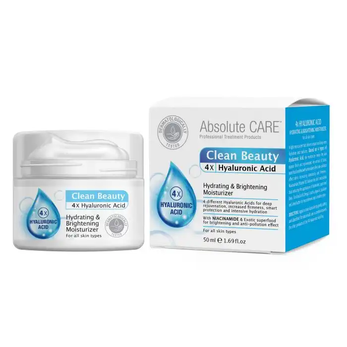 Crema de Día 4X Ácido Hialurónico 50 ml - Clean Beauty - Comparador de precios