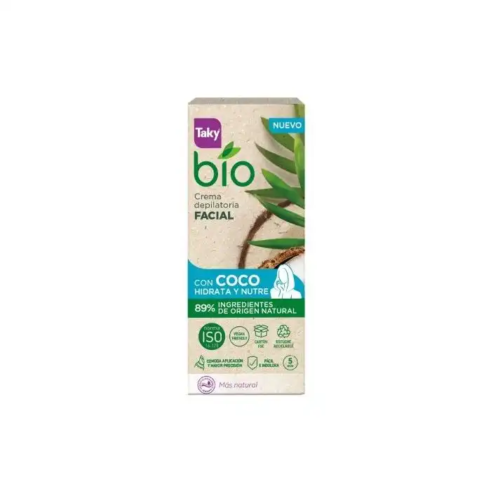 Crema Facial Depilatoria Coco 20 ml - Taky - Comparador de precios