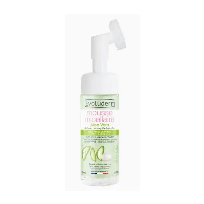 Espuma Micelar Aloe Vera 150 ml - Evoluderm - Comparador de precios