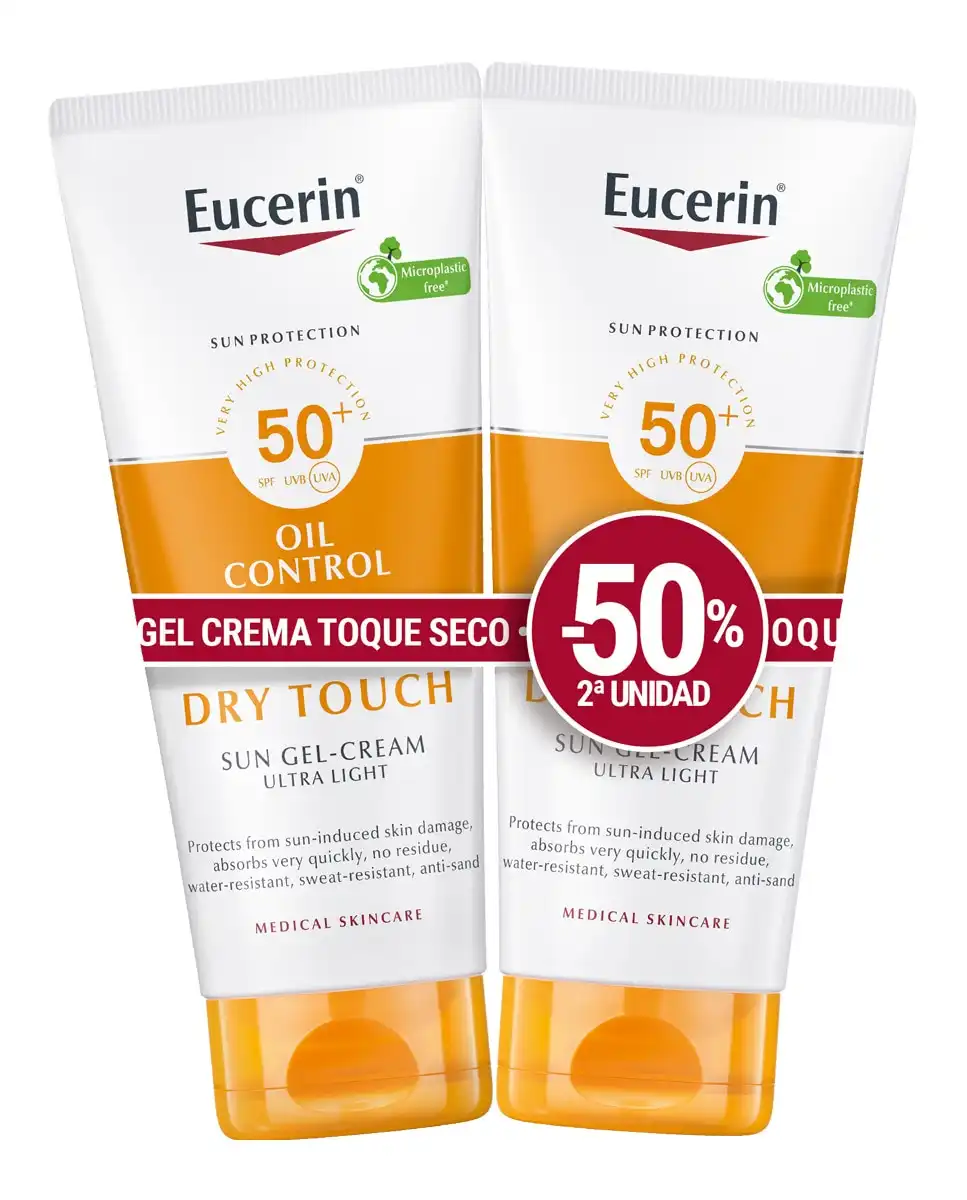 Eucerin® - Duplo Gel-Crema Solar Oil Control Dry Touch FPS 50+ 50 Ml Eucerin - Eucerin® - Comparador de precios