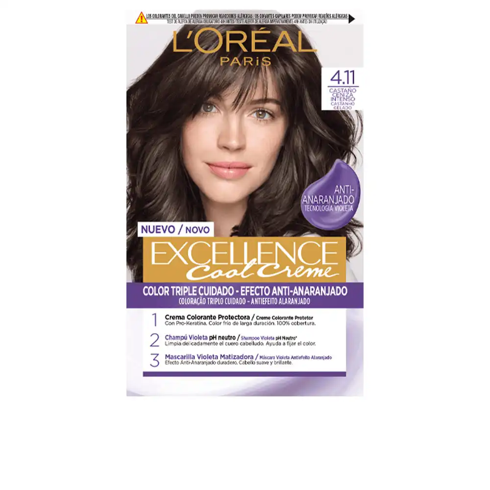Excellence creme tinte #4.11-castaño ceniza intenso 1 u - L'Oréal Paris - Comparador de precios