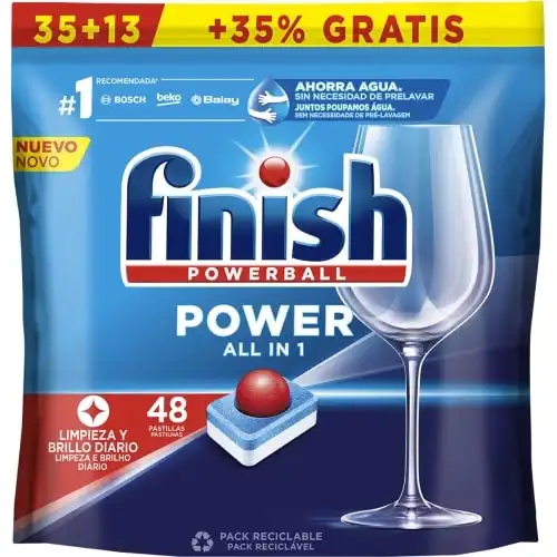Finish Todo en 1 48 und Pastillas Lavavajillas - Finish - Comparador de precios