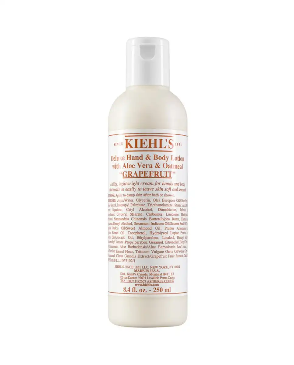 Kiehl's - Gel de baño con aroma Pomelo Deluxe Hand & Body Lotion with Aloe Vera & Oatmeal 'gAPEFRUIT' 250 ml Kiehl's. - Kiehls - Comparador de precios