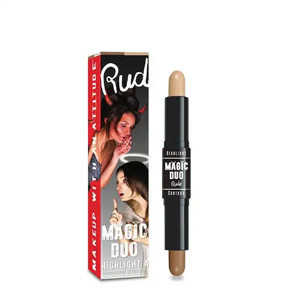 Magic Duo Highlight&Contour Tan - RUDE - Comparador de precios